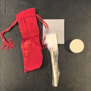 Jafra Sparkling Mineral Powder Brush Mirror Pouch